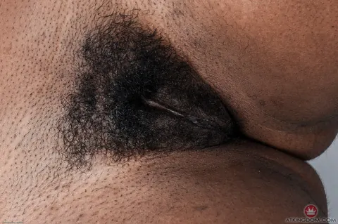 Janelle Taylor: Thick Ebony MILF in Glasses Spreads Her Hairy Holes – photo 10 of 21
