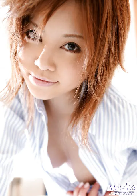 Hitomi Yoshino: Japanese Redhead Shows Off Her Big Natural Tits and Hairy Pussy – photo 4 of 15