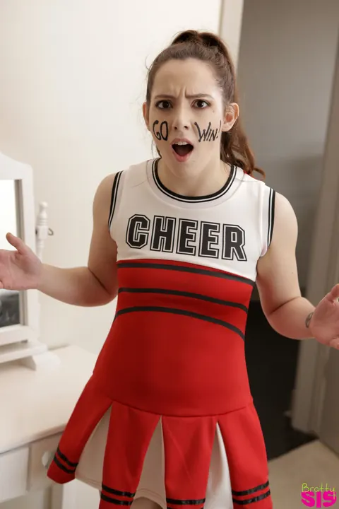 Ember Stone: Pale Blonde in Uniform Takes an Accidental Creampie – photo 18 of 18