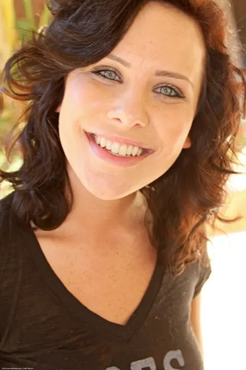 Katie St Ives: Petite Curly Brunette Strips Out of Her Jeans and Panties – photo 7 of 21