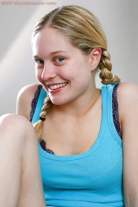 Blonde PAWG in Pigtails Pulls Aside Her Panties and Spreads – photo 1 of 16