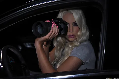 Nicolette Shea: Tall Blonde with Big Tits Rides Cock in Boots – photo 3 of 21