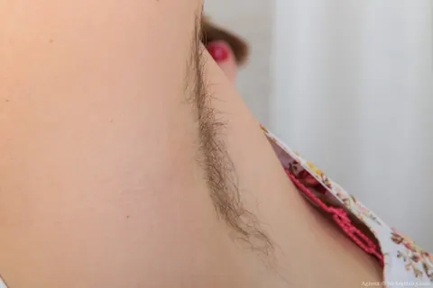 Kate Basic: Brunette with Huge Natural Tits Washes Her Hairy Pussy in the Shower – photo 1 of 20