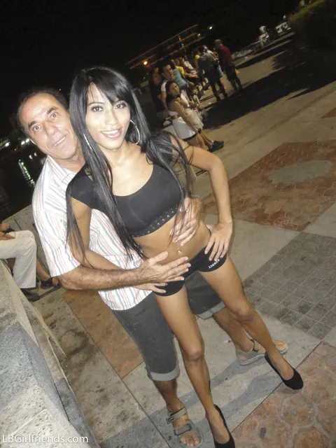 Trans Brunette Slides a Lollipop into Her Ass – photo 5 of 17