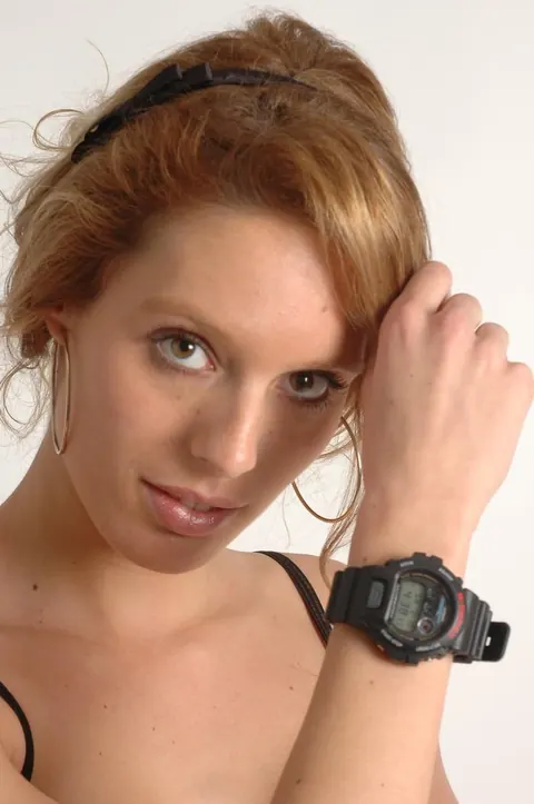 Slim Redhead Restrained in Handcuffs and Lingerie – photo 7 of 16