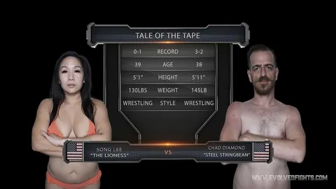 Song Lee: Busty Asian Wrestles Her Partner Before Hardcore Sex – photo 5 of 21