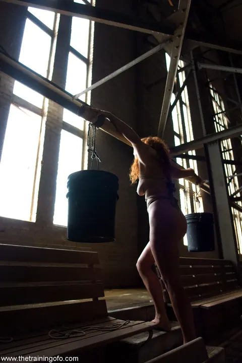 Sabrina Fox: Tall Redhead MILF Bound and Sucks Cock in Bondage – photo 15 of 21