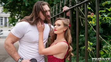 British Redhead Fucks in Lingerie and Heels