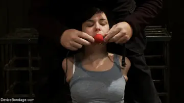 Juliette March – Two Brunettes Kiss After BDSM Bondage Play