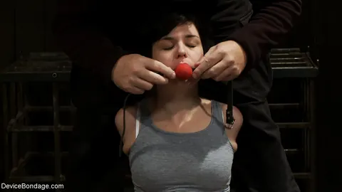 Juliette March & Ruby Reaper: Two Brunettes Kiss After BDSM Bondage Play – photo 1 of 21