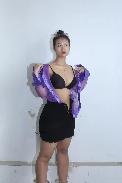 Asian Woman Undresses and Shows Her Big Natural Tits – photo 12 of 21