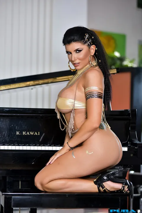 Romi Rain: Brunette MILF Poses in Lingerie Showing Her Big Tits – photo 9 of 21