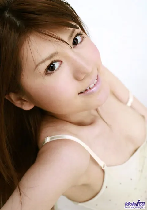 Nanami Wakase: Japanese Redhead MILF Strips Out of Her Panties on the Sofa – photo 3 of 16