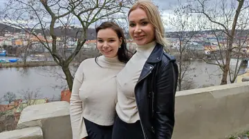 Venera Maxima – Tall Blonde and Brunette MILFs in Pantyhose Have Group Sex Outdoors