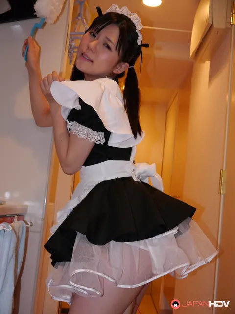 Mai Araki: Busty Asian Brunette Maid Sucks Cock and Gets Pussy Licked – photo 21 of 21