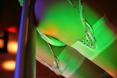 Lilien Ramirez: Czech Blonde Stripper Strips Out of Her Panties and Stockings – photo 11 of 21