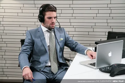 Two Men Have Anal Sex and Use a Dildo in the Office – photo 3 of 21