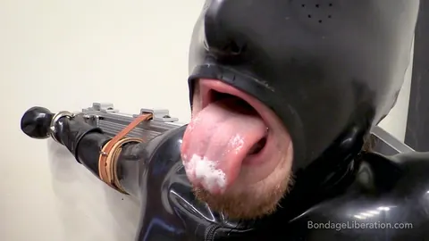 Elise Graves: Brunette with Small Natural Tits Bound in BDSM Restraints – photo 18 of 20