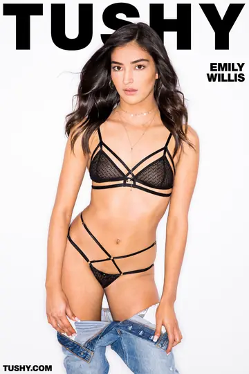 Emily Willis – Slim Brunette Latina Takes Anal in Lingerie and Jeans