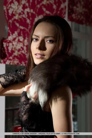 European Woman in Heels Masturbates Her Hairy Pussy