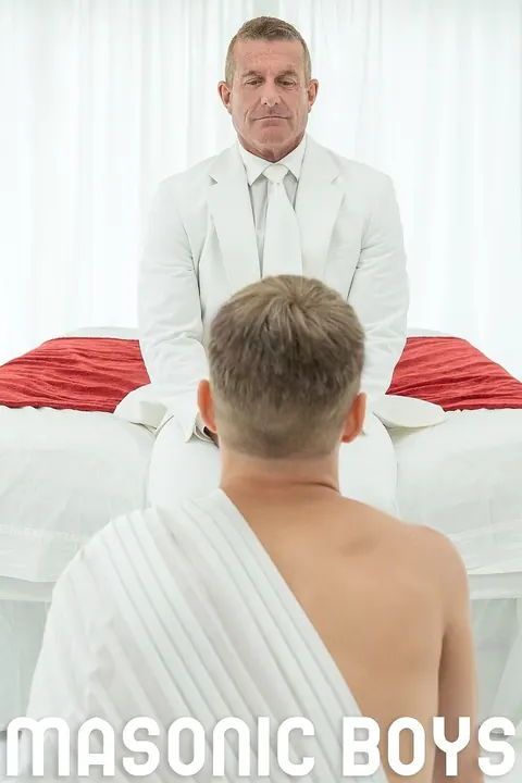 Mature Blonde Bottom Serves Two Masters in a Gay Threesome – photo 1 of 20