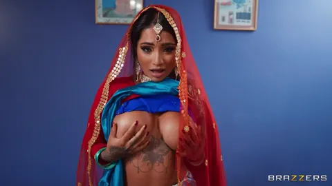 Yasmina Khan: Busty Asian MILF Enjoys Interracial Sex with Her Black Hubby – photo 2 of 21
