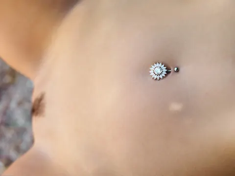Woman Strips Nude and Holds Her Pussy Open – photo 9 of 21