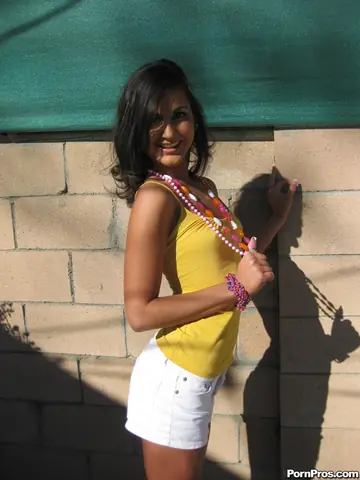 Skinny Brunette Gives a Blowjob Then Rides Cowgirl Style