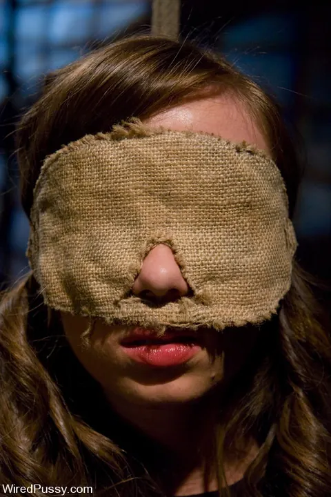 Thick Woman Gets Fucked Blindfolded and Ball-Gagged in Bondage Dungeon – photo 6 of 10