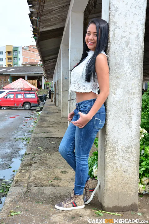 Fernanda Martinez: Busty Colombian MILF Swaps Cucumber for Cock Outdoors – photo 2 of 17