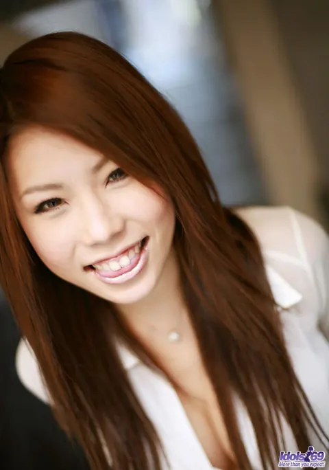 Haruka Sanada: Asian Redhead in Heels Bares Her Hairy Bush and Big Tits – photo 3 of 16