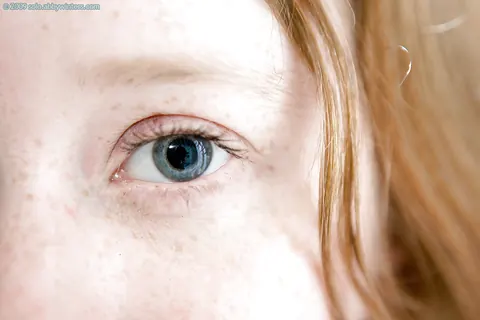 Helen J: Pale Short-Haired Redhead Spreads Her Hairy Pussy in the Bathroom – photo 3 of 16