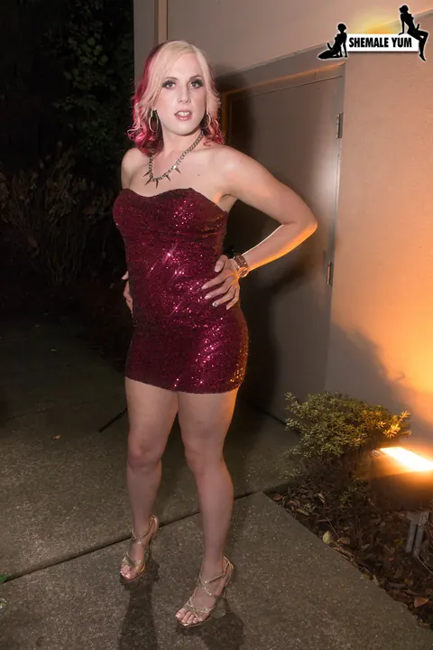 Trans Woman Undresses from Her Dress to Pose Nude – photo 3 of 16