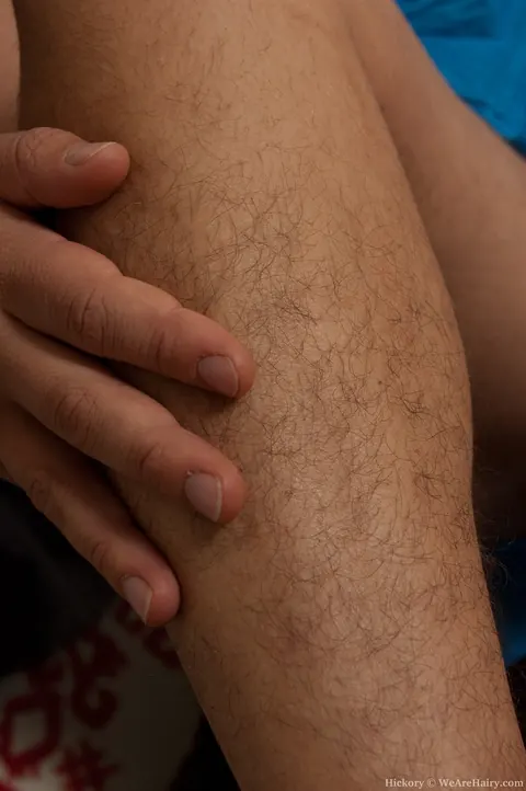 Hickory: Brunette MILF Undresses to Show Her Hairy Pussy – photo 4 of 17
