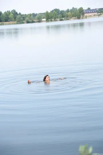 Hungarian Brunette Strips on the Beach for a Handjob and Sex