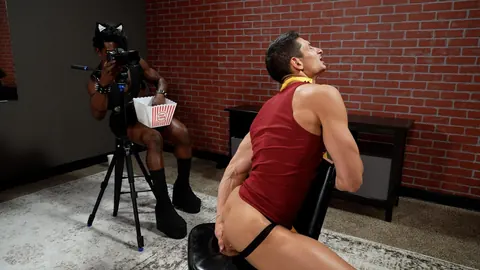 Interracial Gay Studs Fuck and Play with a Dildo – photo 19 of 20