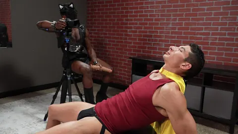 Interracial Gay Studs Fuck and Play with a Dildo – photo 2 of 20