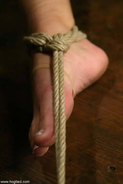 Kylee King: Petite Brunette MILF Uses a Dildo in Rope Bondage – photo 7 of 21