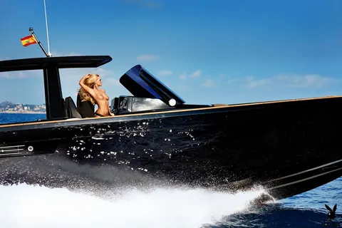 Sina Bachor: Skinny German Blonde Bares All on a Yacht – photo 1 of 16