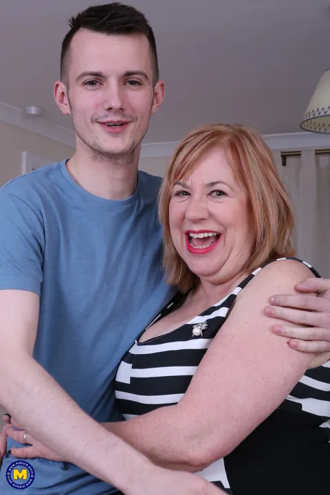 Chubby British MILF Sucks Cock and Fucks in Lingerie – photo 1 of 21