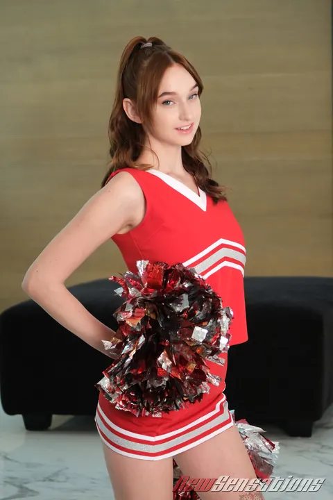 Melanie Marie: Busty Redhead in Uniform Skirt Gets Doggy and a Facial – photo 3 of 20