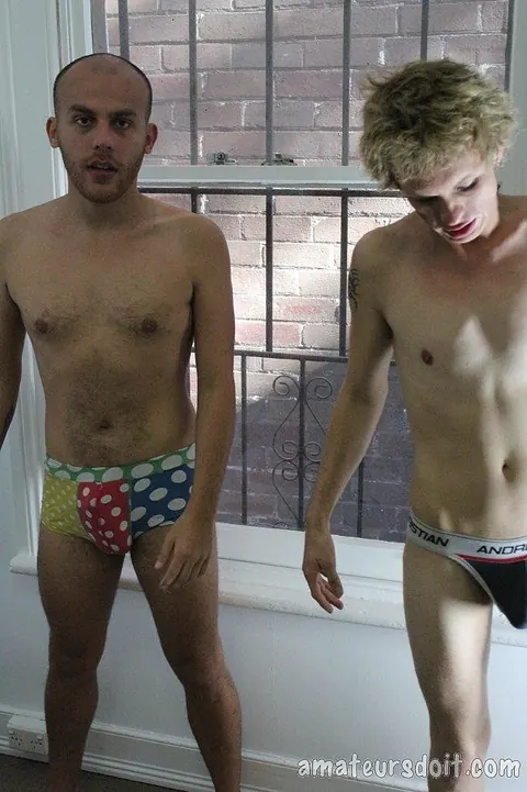 Two Men Pose Nude Together and Show Their Bodies – photo 10 of 21
