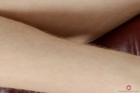 Apricot Pitts: Slim Blonde Spreads Her Hairy Pussy and Asshole – photo 18 of 21