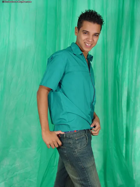 Ebony Twink with a Big Ass Jerks Off – photo 1 of 21