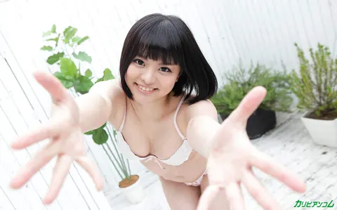 Miku Aoyama: Petite Japanese Brunette Takes a Creampie Doggy Style – photo 3 of 18