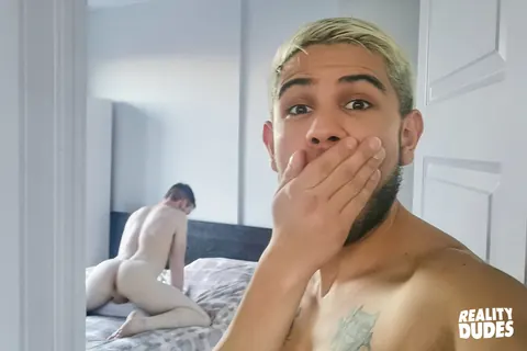 Two Men Strip and Fuck Bareback – photo 3 of 12