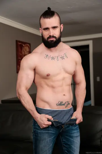Brunette Stud Takes Anal and a Cumshot