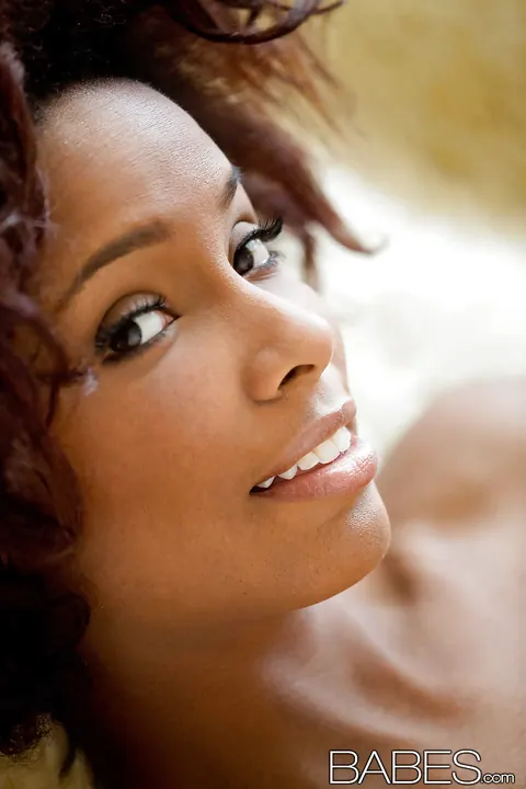 Spencer Bliss: Short Curly Ebony Babe Strips Off Her Lingerie – photo 14 of 16