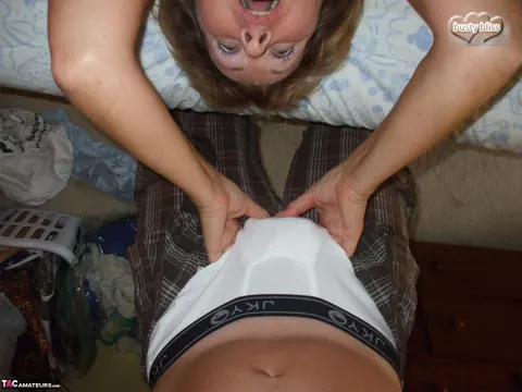 Bustybliss: Curvy MILF Frees Big Tits from Corset for Sex – photo 17 of 20