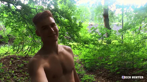 Hairy Athletic Men Kiss and Fuck Outdoors – photo 21 of 21